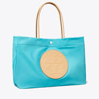 Tory Burch Ella Twist Reversible Tote - Soft Turquoise