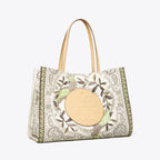 Tory Burch Ella Printed Tote - Mint Cockatoo