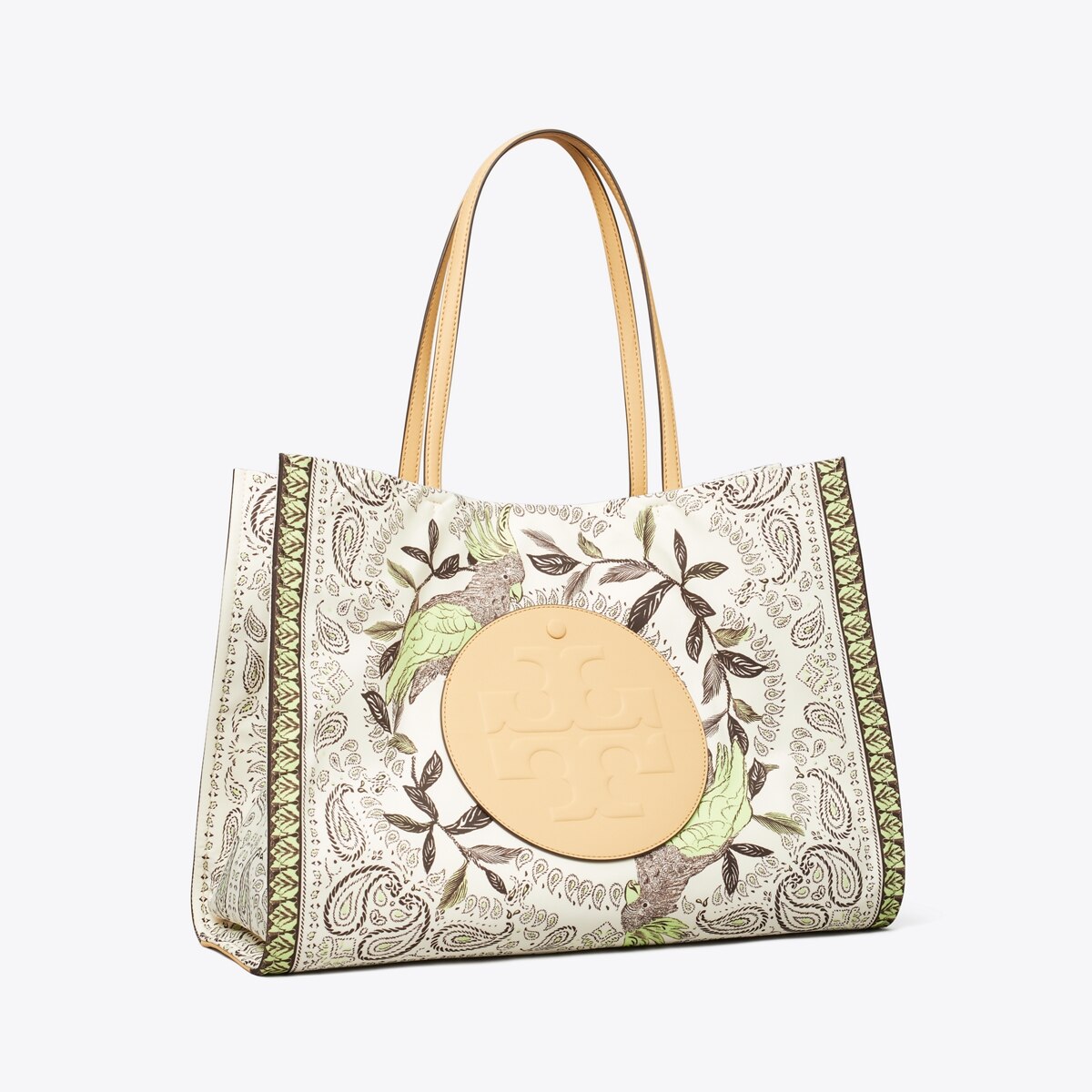 Tory Burch Ella Printed Tote - Mint Cockatoo