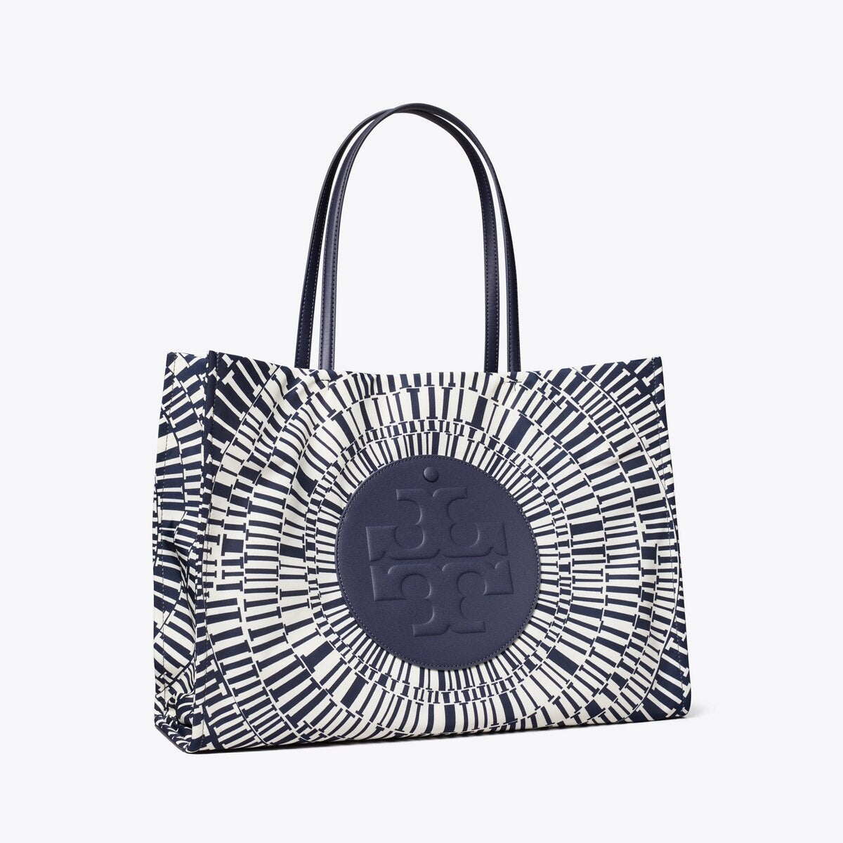Tory Burch Ella Printed Tote - Navy Circle