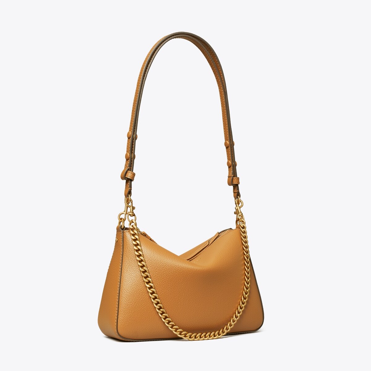 Tory Burch T Monogram Small Perry Shoulder Bag - Autumn Brown
