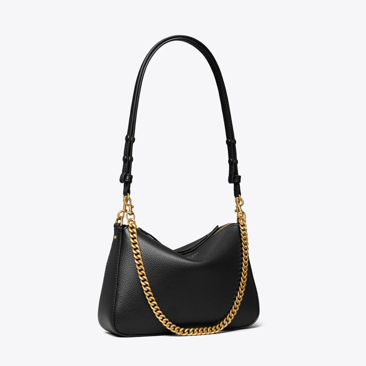 Tory Burch T Monogram Small Perry Shoulder Bag - Black