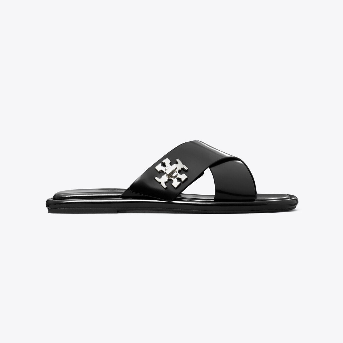Tory Burch Turnlock Cross-Band Slide