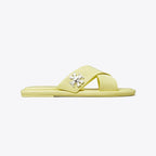 Tory Burch Turnlock Cross-Band Slide