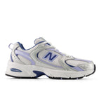 New Balance 530 - Silver metallic with daybreak and magic blue