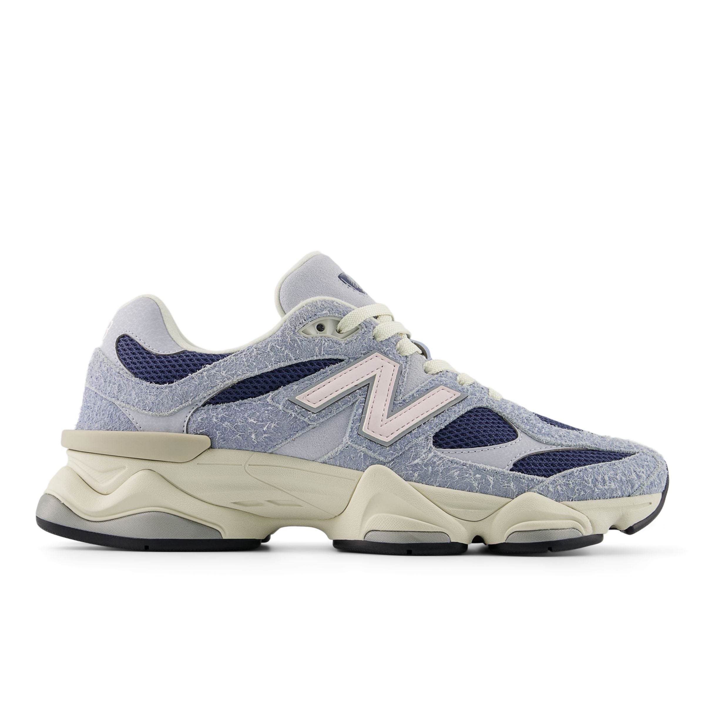 New Balance 9060 - Light arctic grey with vintage indigo and pink granite