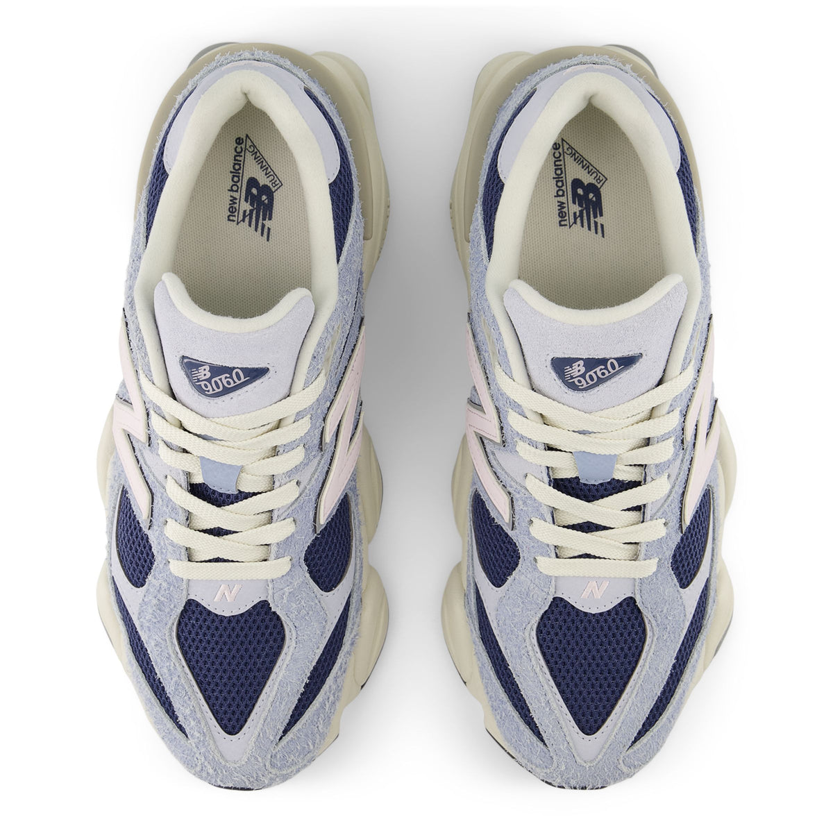 New Balance 9060 - Light arctic grey with vintage indigo and pink granite (3)