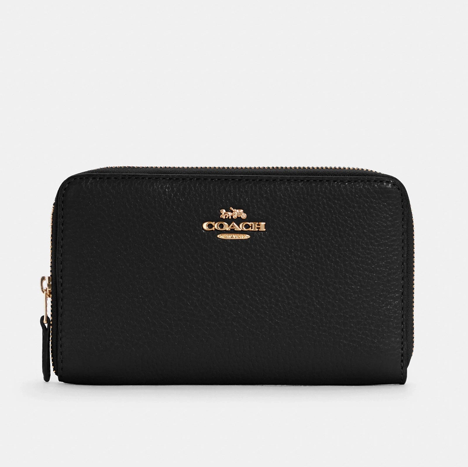 Cartera mediana con cremallera y portadocumentos Coach 