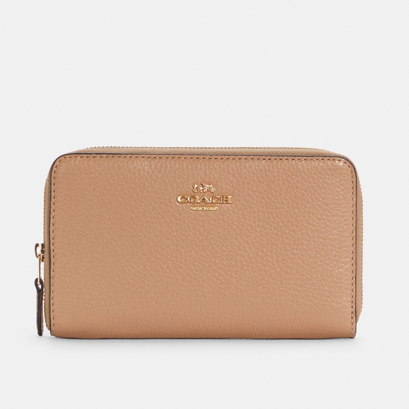 Cartera mediana con cremallera y portadocumentos Coach 