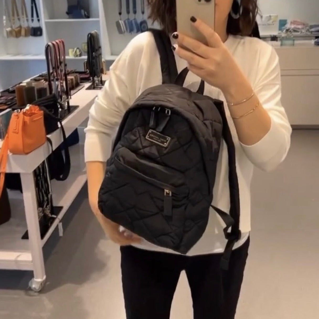 Marc Jacobs Quilted Backpack